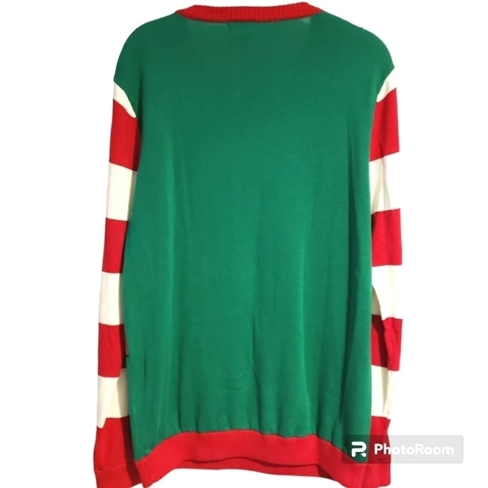 UGLY CHRISTMAS SWEATER- BEST PACKAGE EVER Sz M